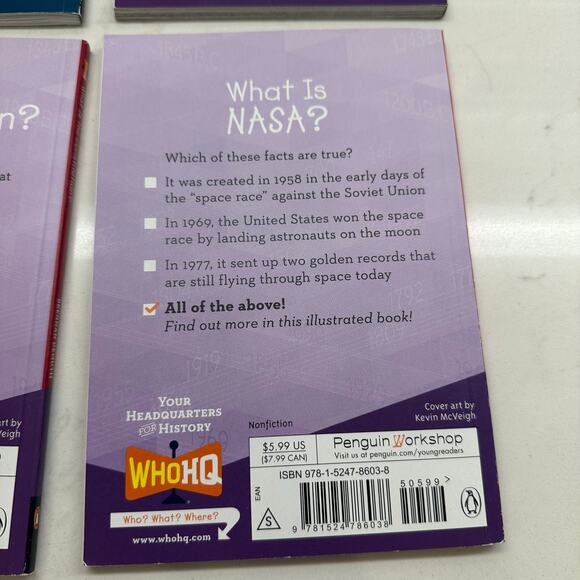 Children's Books Set of 4 What Is Series - Picture 11 of 11